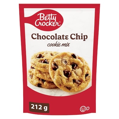 Betty Crocker Cookie Mix, Chocolate Chip 212 g, $1.08/100g