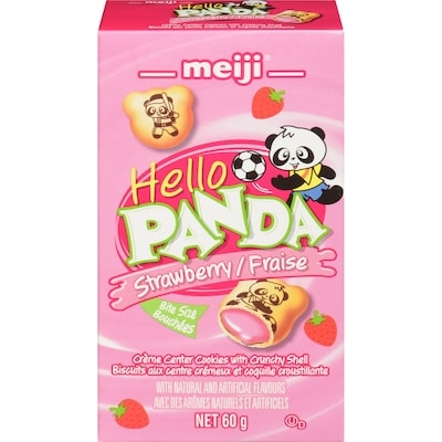 Meiji Hello Panda, fraise 60 g, 4,17 $/100g