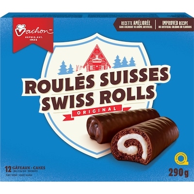 Vachon Swiss Rolls Original Cakes 290 g, $1.90/100g