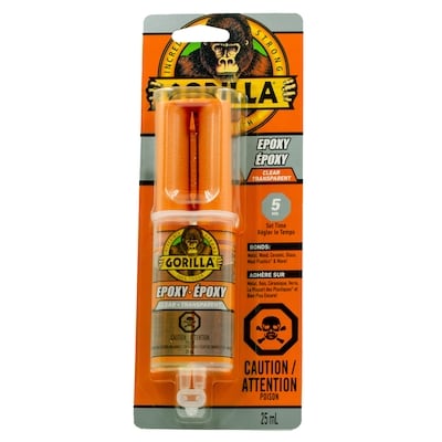 Gorilla Epoxy 25 ml, $36.00/100ml