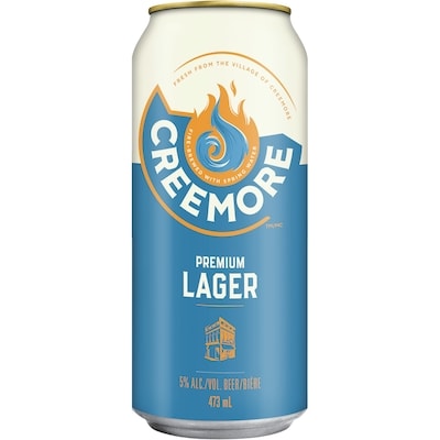 Creemore Springs Lager Springs Premium en canette (Pièce d’identité requise au moment du ramassage) 473 ml, 0,74 $/100ml