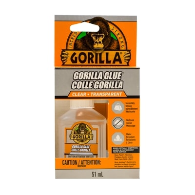Gorilla Clear Glue 51 ml, $21.57/100ml