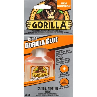 Gorilla Clear Glue 51 ml, $21.57/100ml