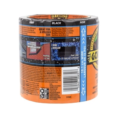 Waterproof Patch and Seal Tape, Black