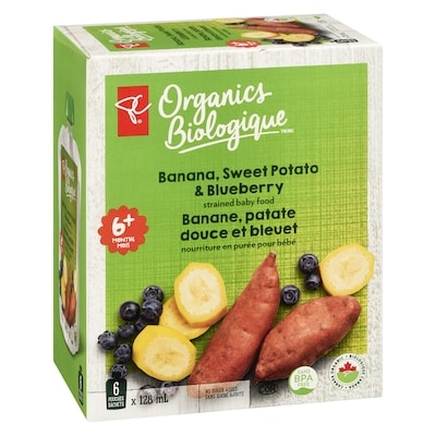 Banane Patate Douce Et Bleuet