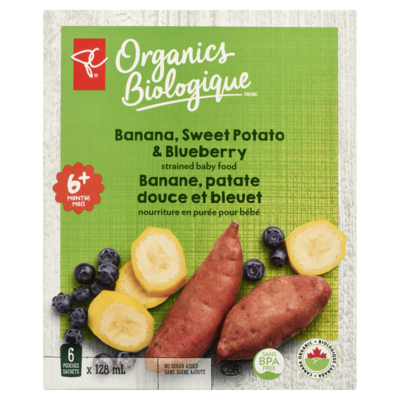 Banane Patate Douce Et Bleuet