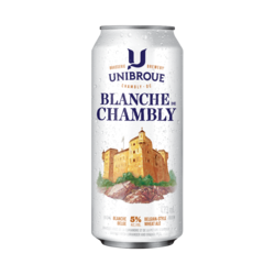 Unibroue Blanche Belge (Pièce d’identité requise au moment du ramassage) 4x473.0 ml, 0,85 $/100ml