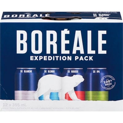 Boreale Boréale Expedition Pack (ID required at pick-up) 12x355.0 ml, $0.45/100ml