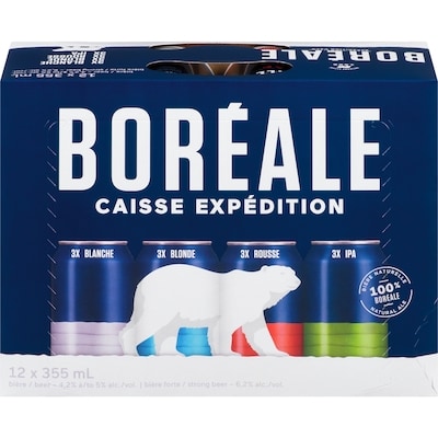 Boréale Caisse expédition Boréale (Pièce d’identité requise au moment du ramassage) 12x355.0 ml, 0,45 $/100ml