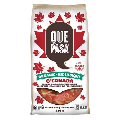 Que Pasa Croustilles de maïs biologiques O'Canada 286 g, 1,92 $/100g