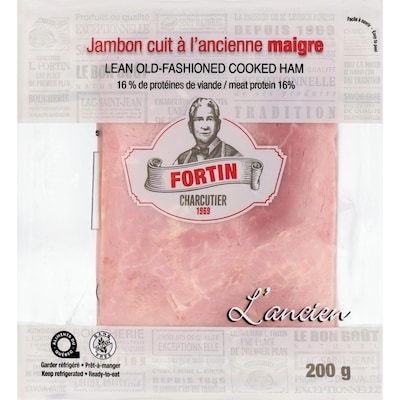L Fortin Fortin Lean Old Fash Ham Pack 200 g, $3.75/100g