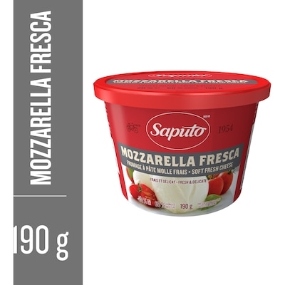 Saputo Mozzarella Fresca Cheese 190 g, $2.63/100g