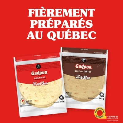 Grandes tortillas de blé entier