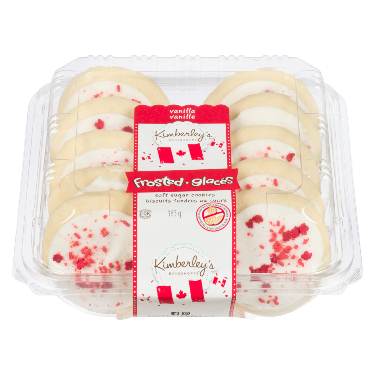 Kimberley's Bakeshoppe Canada Day Sugar Cookie