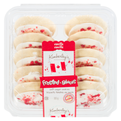 Kimberley's Bakeshoppe Canada Day Sugar Cookie Vanilla, 10 Pack