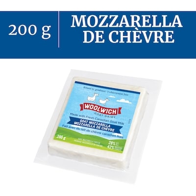 Woolwich Fromage Mozzarella de chèvre 200 g, 5,50 $/100g