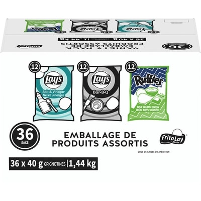 Fritos Assortiment de croustilles Lay 1440 g, 2,41 $/100g