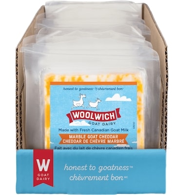 Fromage cheddar de chèvre marbré