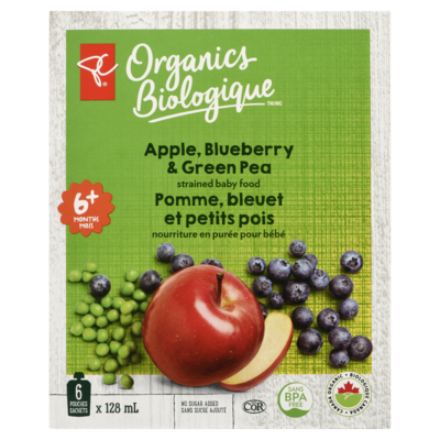 Apple, Blueberry Green Pea