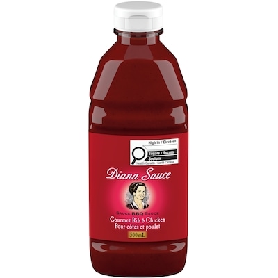Diana Sauce Sauce Barbecue Côtes Et Poulet 500 ml, 0,76 $/100ml