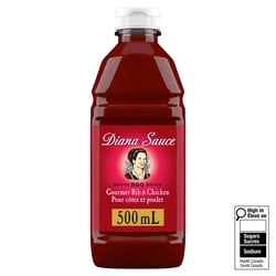Diana Sauce Sauce barbecue côtes et poulet 500 ml, 0,90 $/100ml