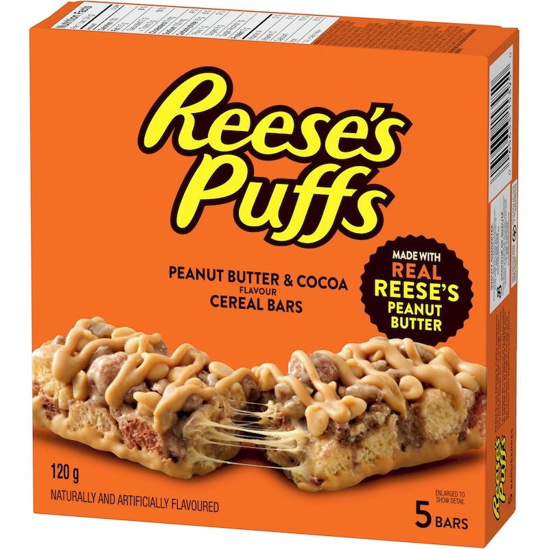 Puffs Peanut Butter & Cocoa Flavour Cereal Bars