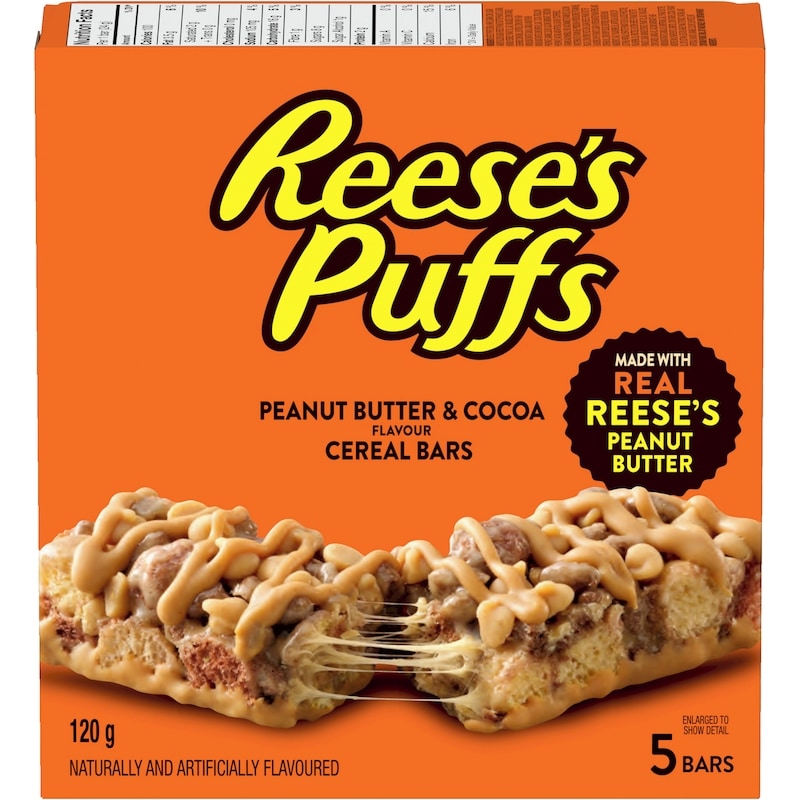 Puffs Peanut Butter & Cocoa Flavour Cereal Bars
