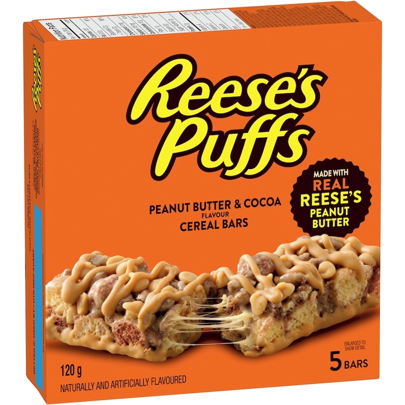 Puffs Peanut Butter & Cocoa Flavour Cereal Bars