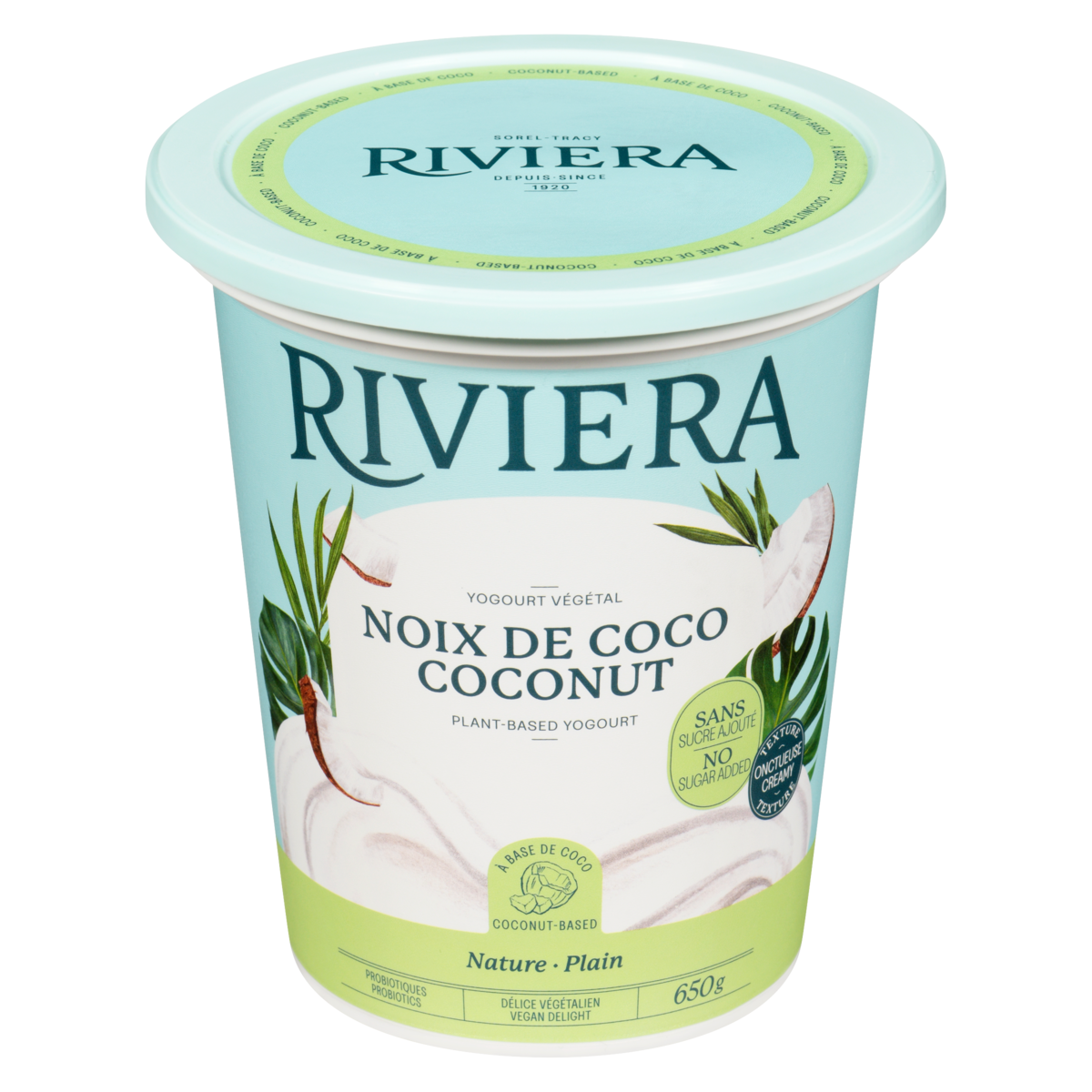 Riviera Plant Based Coconut Yogurt Vanilla