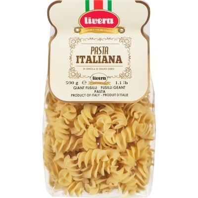 Livera Giant Fusilli 500 g, $1.20/100g