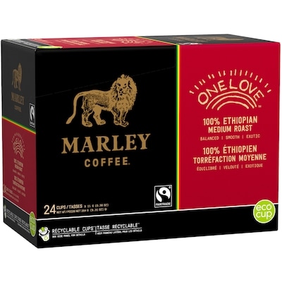 Single Serve K-Cup Compatible Capsules, 100% Ethiopian, Medium Roast