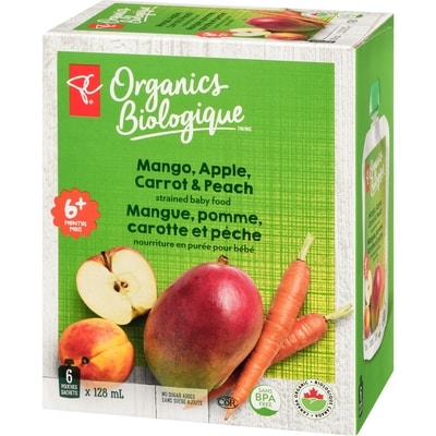 Mangue, Pomme, Carotte Et Pêche