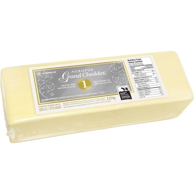 Agropur Grand Cheddar, 1 Year Aged Cheese $39.90/1kg $18.10/1lb
