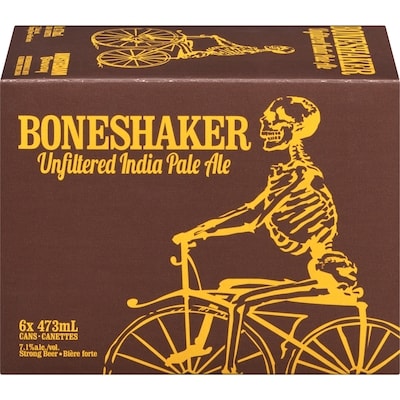 BONESHAKER IPA Beer (ID required at pick-up) 6x473.0 ml, $4.57/100ml