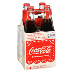 Coca-Cola Cola Mexican Glass Bottles - 4x355.0 ml | Zehrs