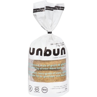 Unbun Keto végétalien sans gluten 350 g, 3,14 $/100g