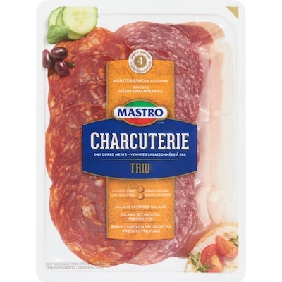 Mastro Charcuterie Trio Mediterranean 150 g, $6.67/100g