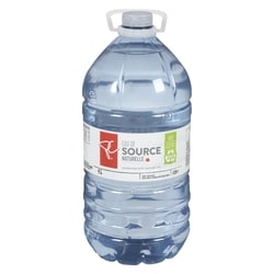 le Choix du Président Eau de source naturelle 4 l, 0,05 $/100ml