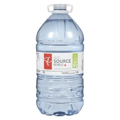 le Choix du Président Eau de source naturelle 4 l, 0,05 $/100ml
