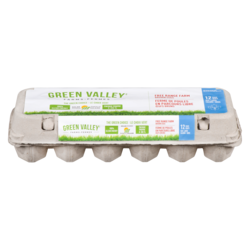 Green Valley Œufs bruns de poules en liberté, calibre gros 12 ea, 0,69 $/1ch