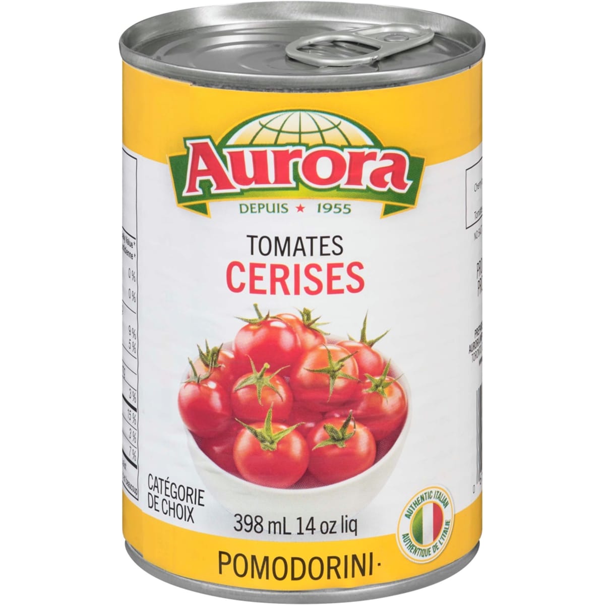 Aurora Tomates cerises 398 ml, 0,44 $/100ml