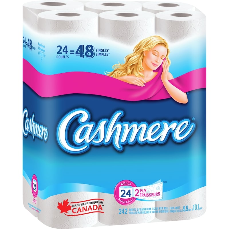 Soft & Thick Toilet Paper, 24 Double Rolls = 48 Single Rolls