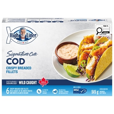 High Liner Signature Cuts Crispy Breaded Cod 515 g, $1.65/100g