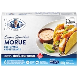 High Liner Coupes Signature Filets De Morue Panés Croustillants 515 g, 4,08 $/100g
