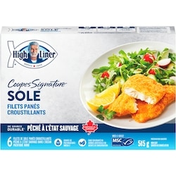 High Liner Coupes Signature Filets de Sole Panés Croustillants 515 g, 3,88 $/100g