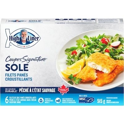 High Liner Coupes Signature Filets de Sole Panés Croustillants 515 g, 3,88 $/100g