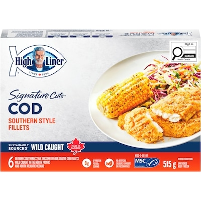 High Liner Signature Cuts Southern Style Cod 515 g, $3.88/100g