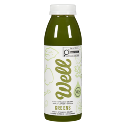 Well Cold Pressed Juice Greens    333 ml, $1.95/100ml