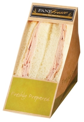 Pane Fresco Ham & Cheese Sandwich 162 g, $3.70/100g