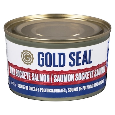 GoldSeal Salmon Sockeye 213 g, $3.19/100g